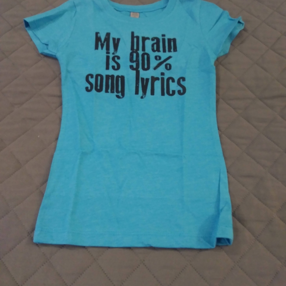 Blue Graphic Kids T-Shirt - Picture 4 of 5